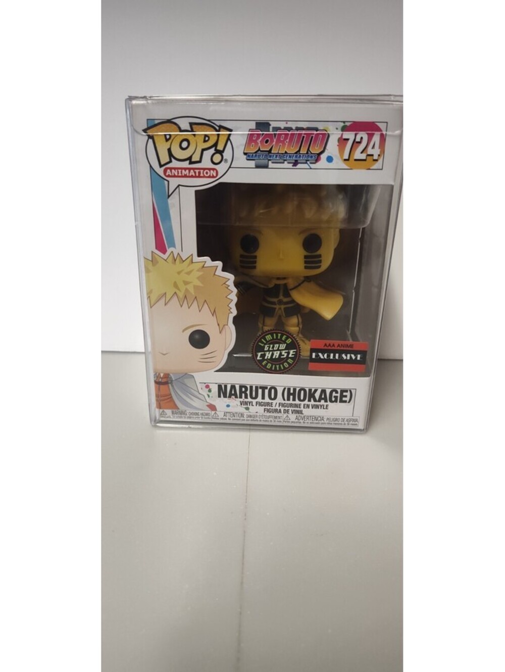 Funko Pop Naruto Hokage #724 Glow Chase AAA Anime Exclusive Boruto GITD